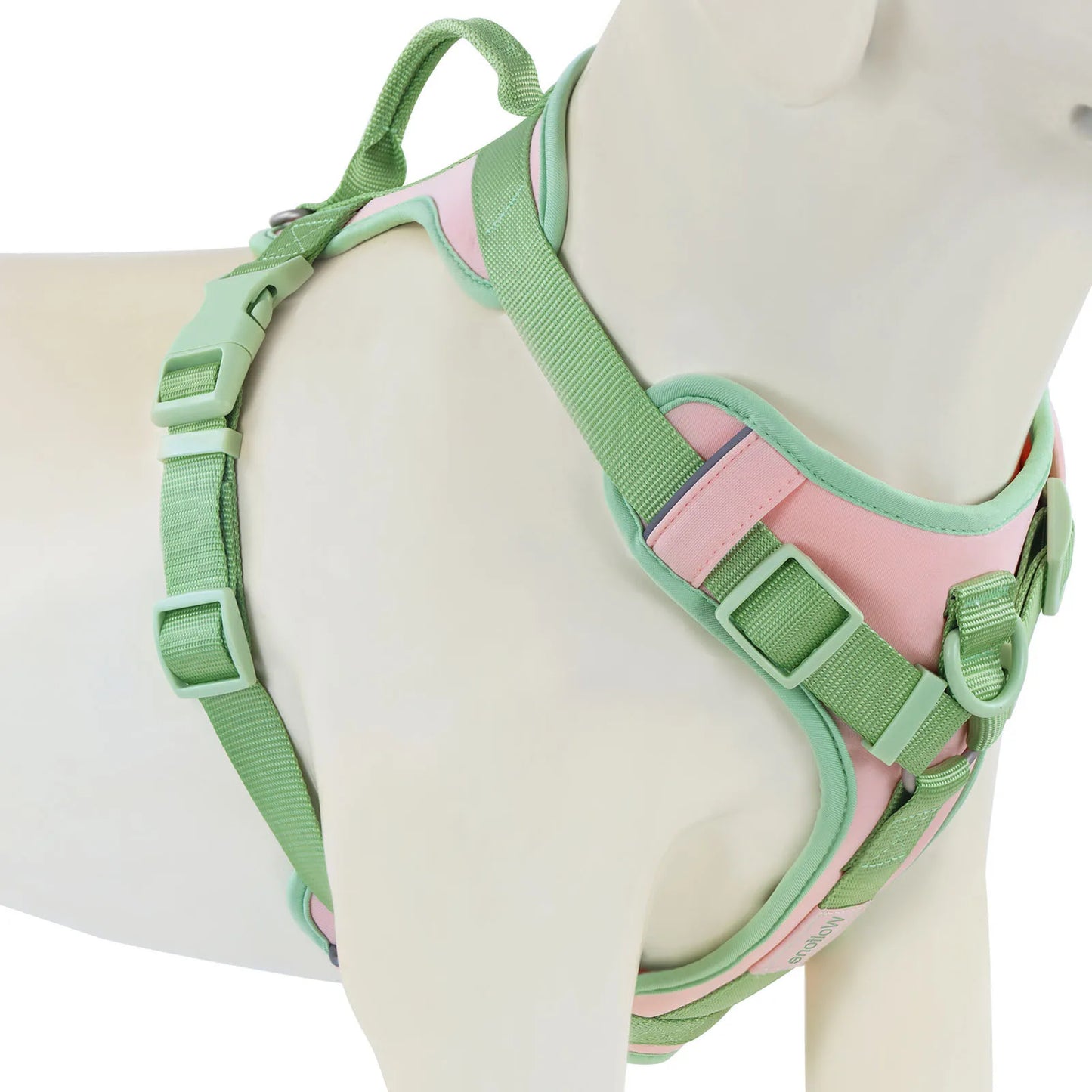 New Chocolate color luxury Dog Harness no pull for large Small dogs Adjustable Chest Strap dog harness personalized
