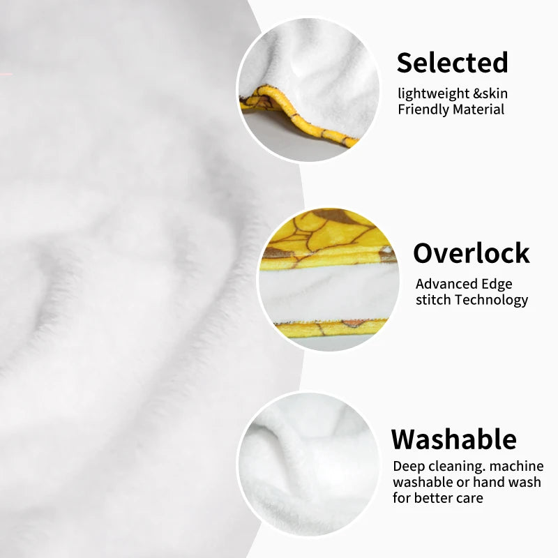 Soft Flannel Blanket Fluffy Cozy Throw Children Adult Nap Blankets Warm Bedding Sofa Outdoor Travel Blanket for Party Home Decor