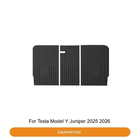 Car Floor Mats For Tesla Model Y Juniper 2025 2026 TPE All-Weather Trunk Pads Wear-Resistant Cargo Liners Odorless Back Cushion
